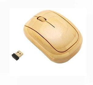 Wireless Wood Mouse - เมาส์ Wireless ไม้ไผ่ พรีเมี่ยม