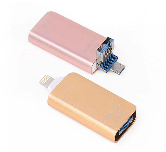 OTG USB Flash Drive 3 IN 1 - แฟรชไดร์ชสำหรับมือถือ 3 IN 1 พรีเมี่ยม